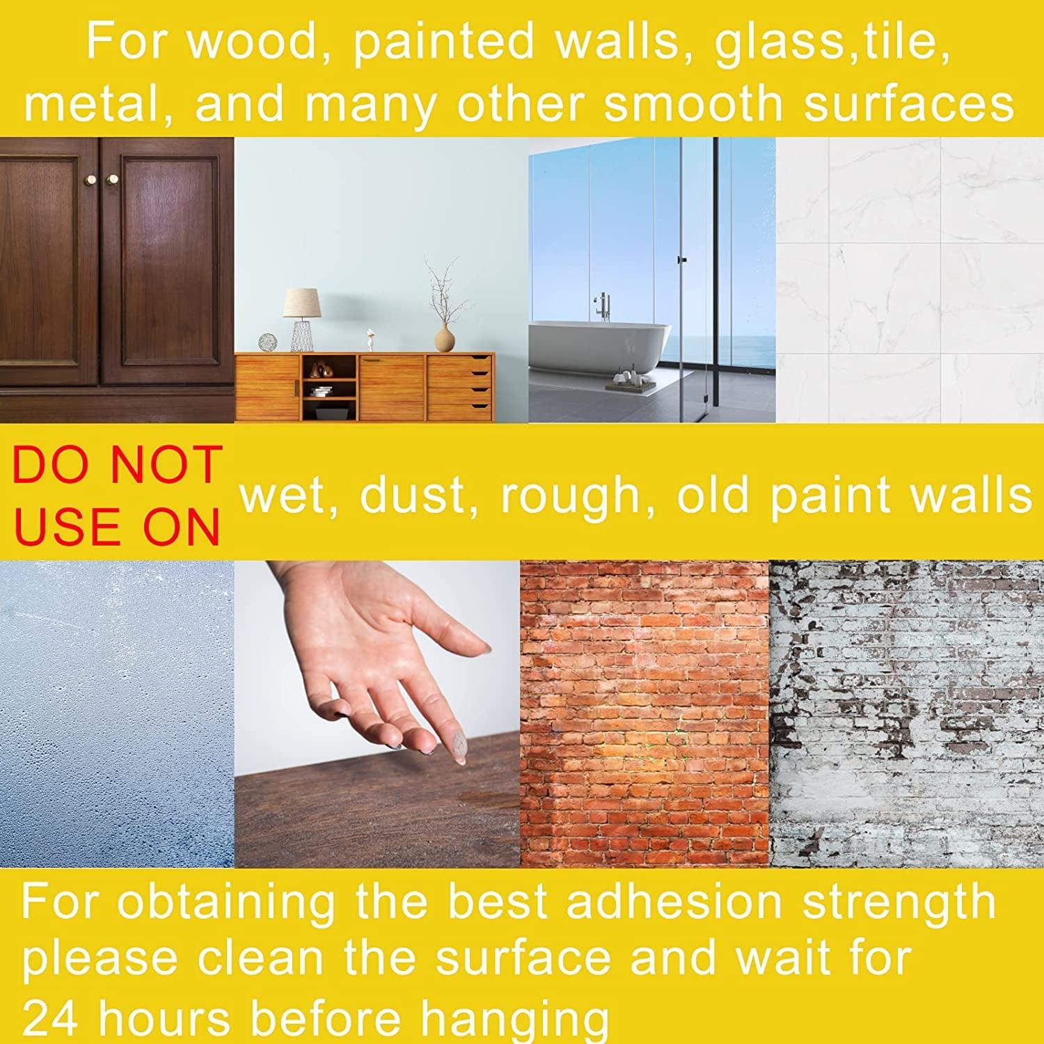 Wall Hooks 10 Pcs | Heavy-Duty Adhesive Wall Screws & Hanging Hooks | No-Drill Waterproof Stickers for Kitchen, Bathroom & Bedroom y17902-r9