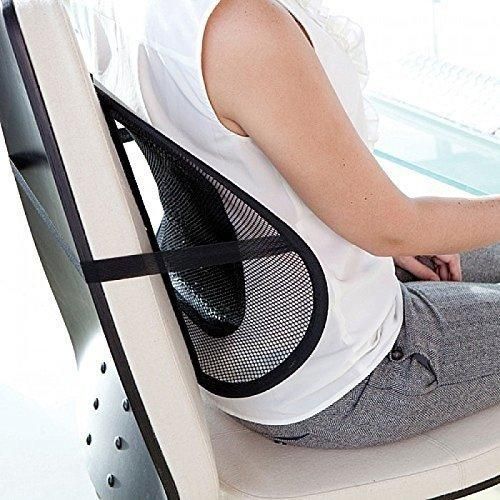 Car Back Seat Supporter Lumbar Chair | Ergonomic Lumbar Cushion for Back Pain Relief (Pack of 1) y17902-r9