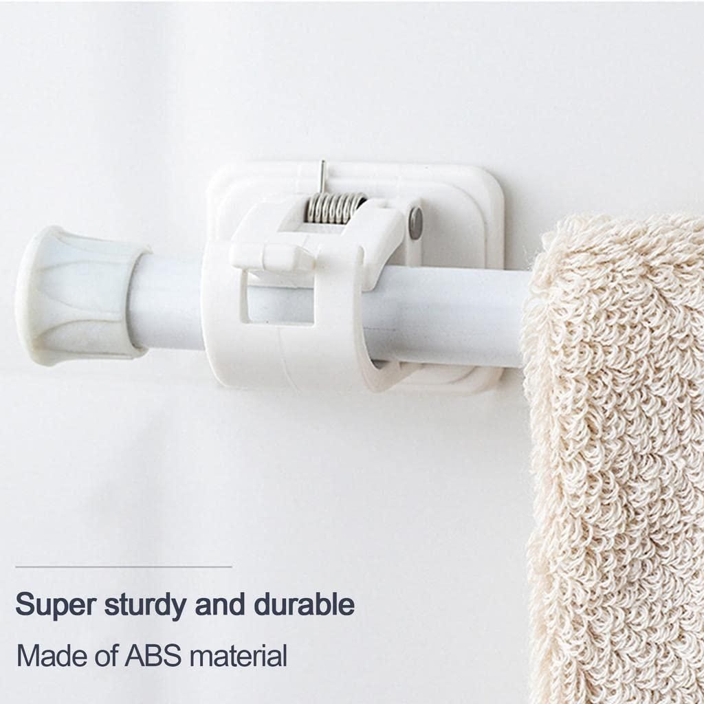 Self Adhesive Wall Mount Clip Hooks (Pack of 4) | Instant Stick Hooks for Kitchen, Bathroom, Bedroom & Living Room y17902-r9