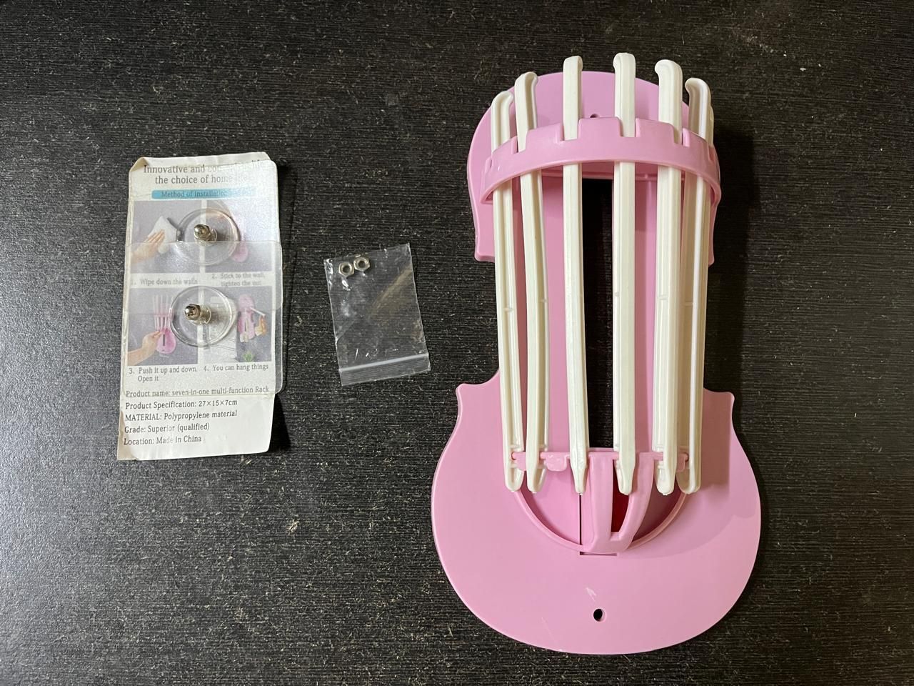 7-in-1 Multifunction Retractable Wall-Mounted Pull-Out Hanger Rack | Space-Saving Clothes & Accessory Organizer y17902-r9