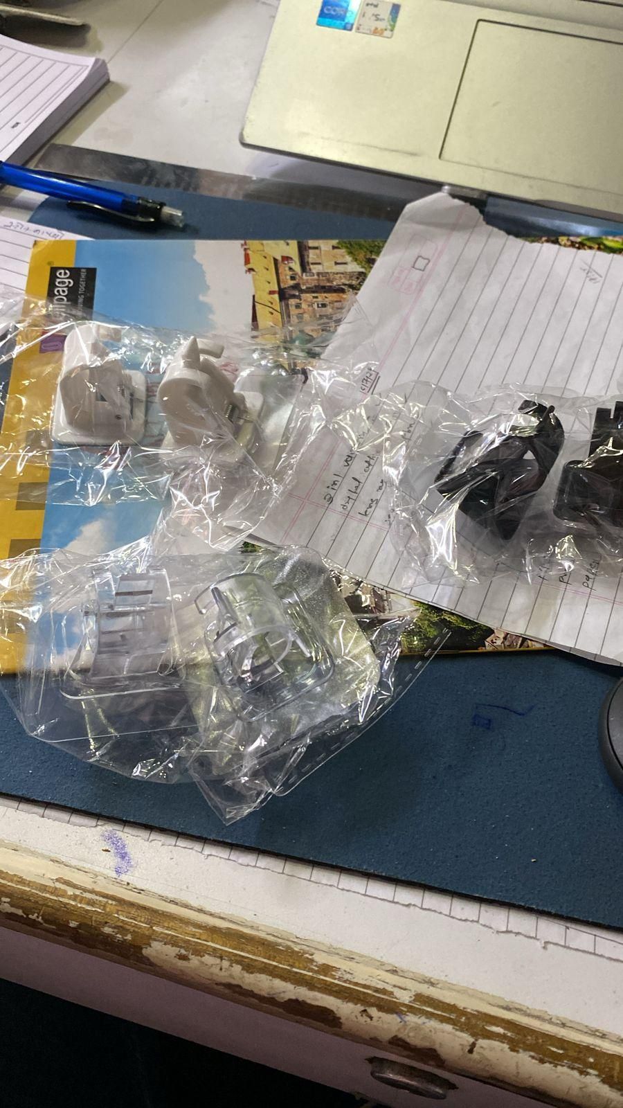 Self Adhesive Wall Mount Clip Hooks (Pack of 4) | Instant Stick Hooks for Kitchen, Bathroom, Bedroom & Living Room y17902-r9