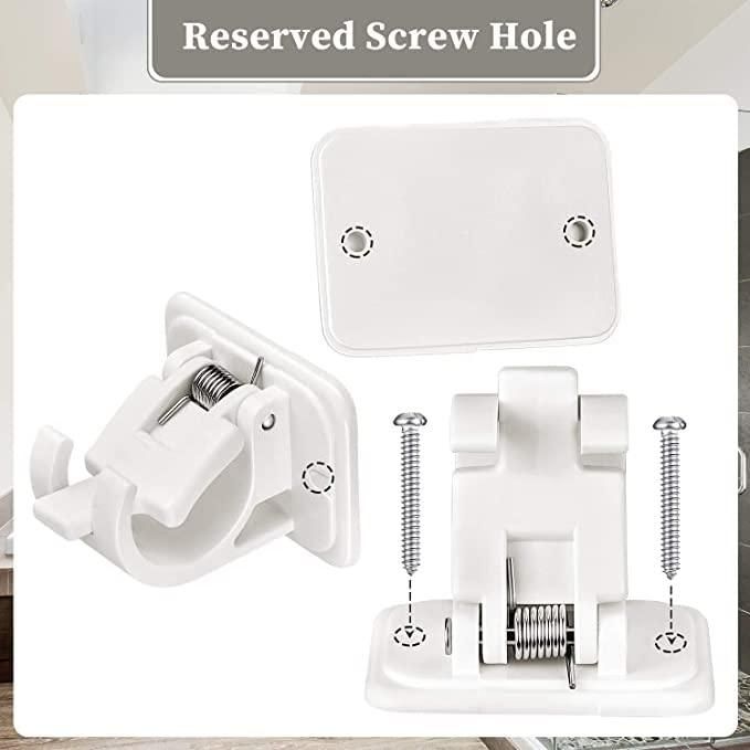 Self Adhesive Wall Mount Clip Hooks (Pack of 4) | Instant Stick Hooks for Kitchen, Bathroom, Bedroom & Living Room y17902-r9