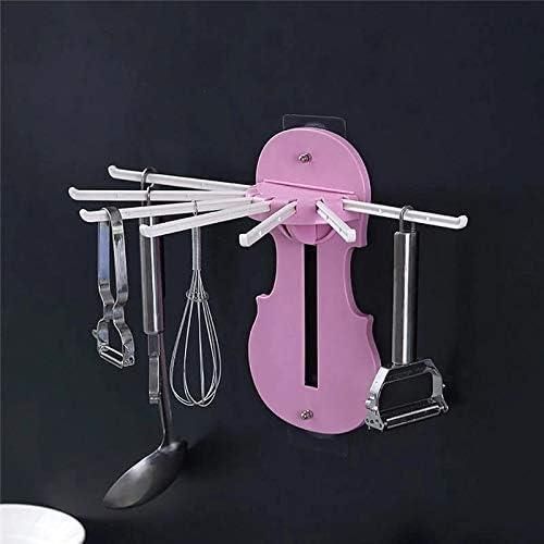7-in-1 Multifunction Retractable Wall-Mounted Pull-Out Hanger Rack | Space-Saving Clothes & Accessory Organizer y17902-r9