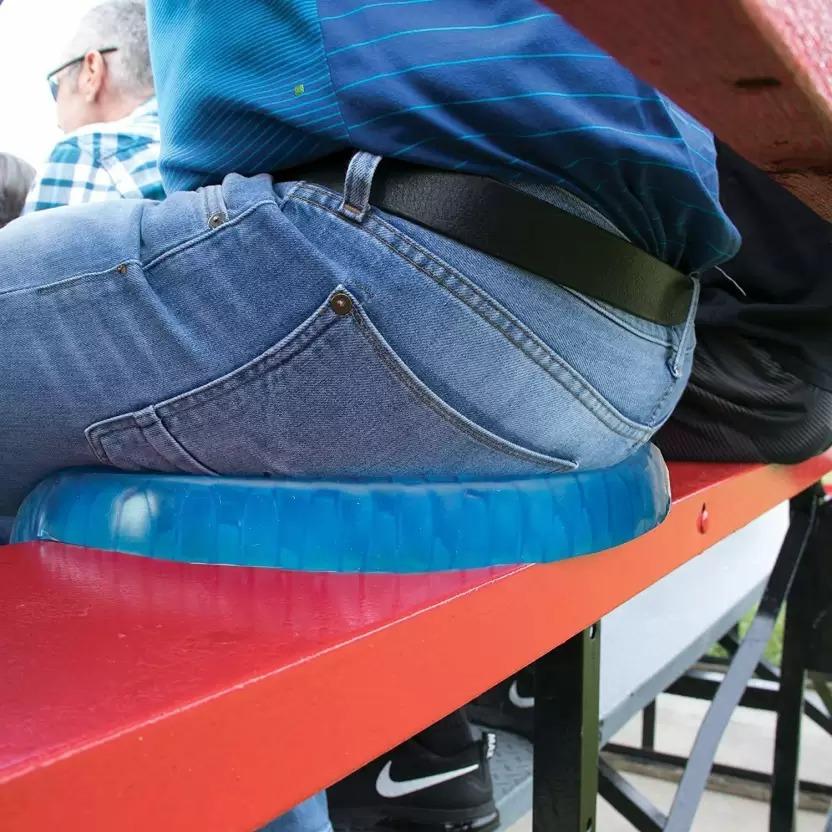 Gel Orthopedic Seat Cushion | Non-Slip, Breathable Chair Pad for Office, Car & Wheelchair – Back & Tailbone Pain Relief y17902-r9